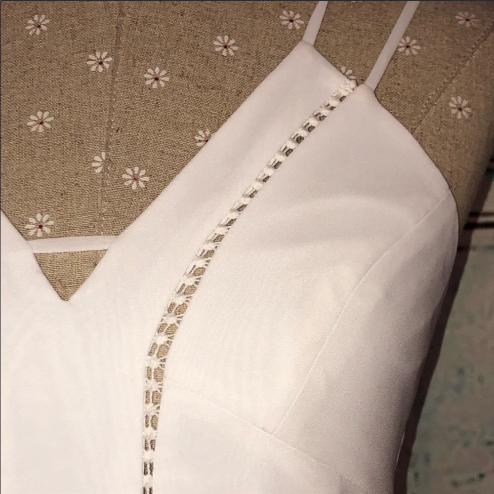 Bcbgeneration Double Strap Optic White Party Dress - image 3